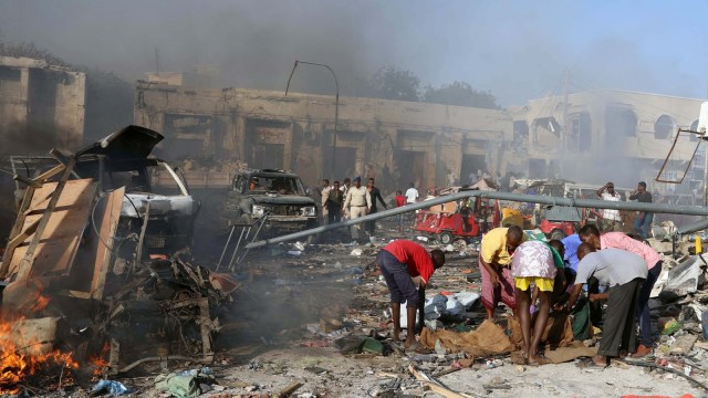 Bom di Somalia (Foto: Reuters/Feisal Omar)