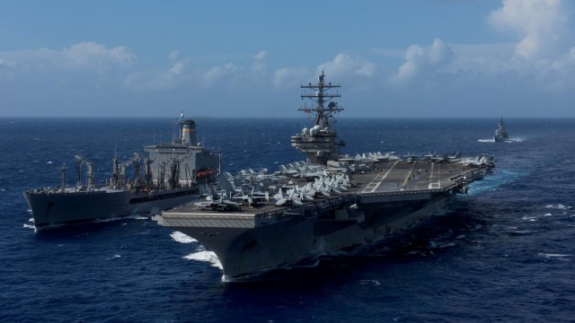 USS Ronald Reagan. (Foto: Reuters)
