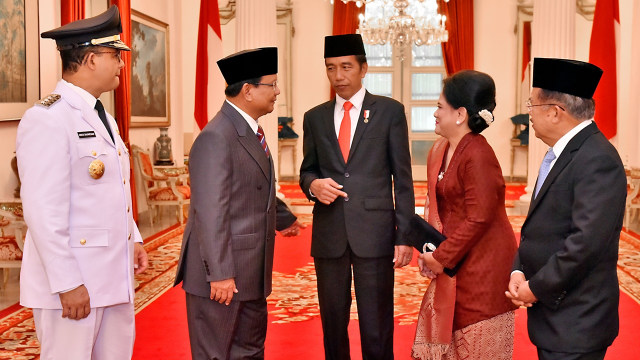 Jokowi bertemu Prabowo di Istana. (Foto: Agus Suparto - Presidential Palace)