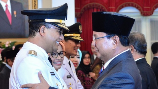 Anies Baswedan dan Prabowo Subianto (Foto: Biro Pers Setpres)