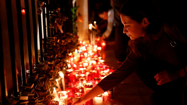Jurnalis Malta tewas akibat ledakan bom mobil (Foto: REUTERS/Darrin Zammit Lupi)