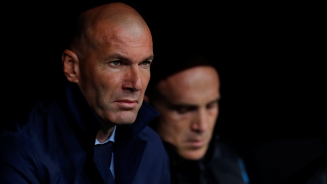 Zidane tak berang Madrid gagal menang. (Foto: Reuters/Andrew Couldridge)
