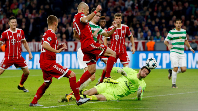 Bayern Muenchen vs Celtic. (Foto: Reuters/Michaela Rehle)