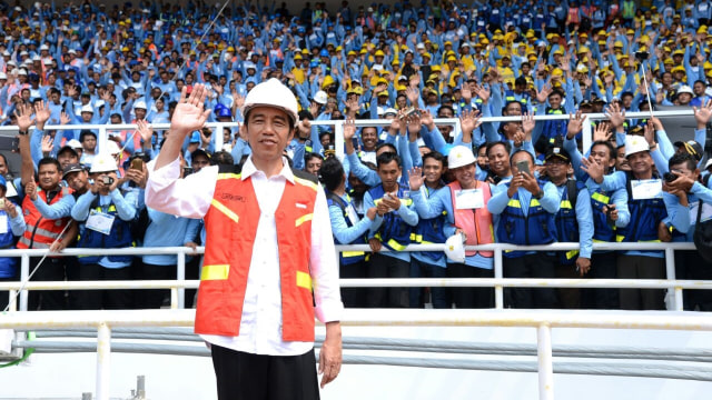 Jokowi di Gelora Bung Karno (Foto: Dok. Biro Pers Setpres)