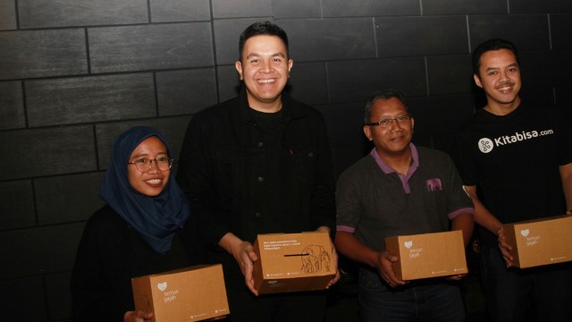 Tulus bersama kitabisa.com (Foto: Munady)