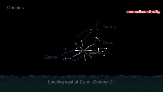 Meteor Orionid (Foto: Youtube/nemesis maturity)