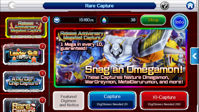 Tangkap Digimon Mega di Digimon Links. (Foto: Digimon Links)