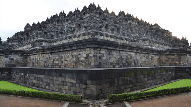 Salah satu sudut Candi Borobudur. (Foto: Iqbal/kumparan)