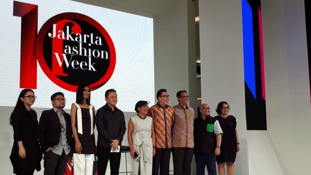 Prescon Pembukaan Jakarta Fashion Week 2018 (Foto: Andari Novianti/kumparan)