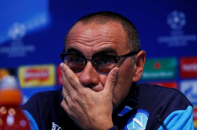 Sarri anggap Napoli lebih konsentrasi ke Serie A (Foto:  Action Images via Reuters/Jason)