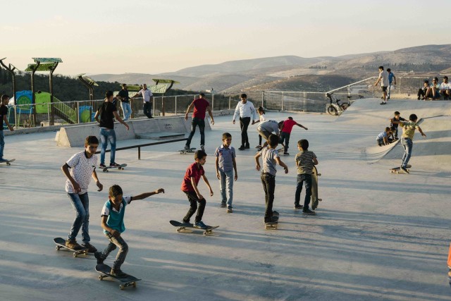 Arena skateboard yang dibuat skatepal (Foto: Skatepal)