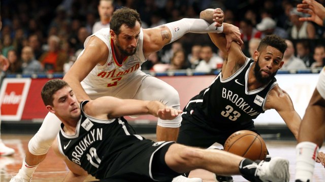 Atalanta Hawks kalah dari Brooklyn Nets. (Foto: Reuters/Noah K. Murray)