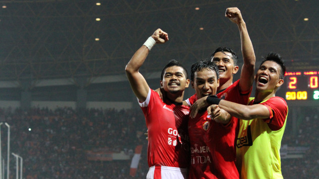 Persija pada laga kontra Semen Padang. (Foto: ANTARA/Risky Andrianto)