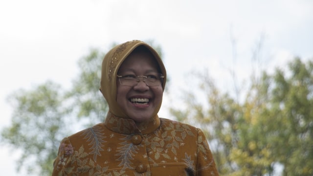 Wali Kota Surabaya Tri Rismaharini (Foto: ANTARA FOTO/Rosa Panggabean)
