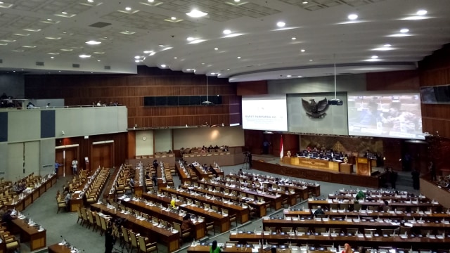 Rapat Paripurna terkait APBN 2018 (Foto: Nicha Muslimawati/Kumparan)