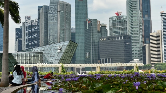 Singapura larang penggunaan mobil (Foto: ROSLAN RAHMAN / AFP)