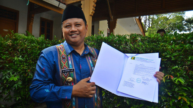 Uu Ruzhanul Ulum. (Foto: Antara/Adeng Bustomi)