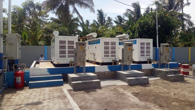 Acara peresmian mesin tambahan PLTD Lampung