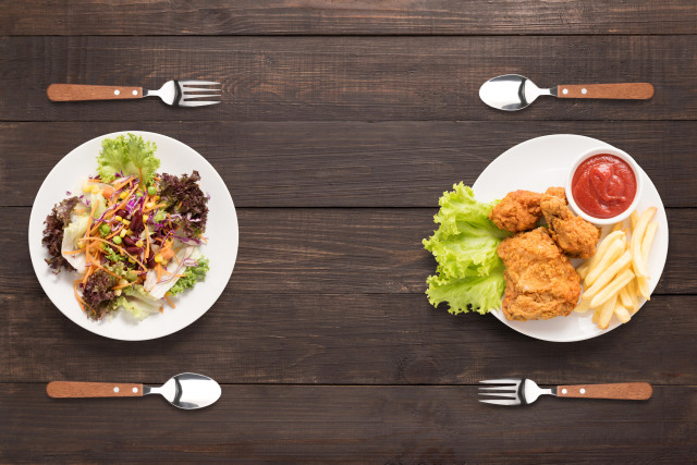 com-Makanan Sehat vs Fast Food (Foto: Thinkstock)