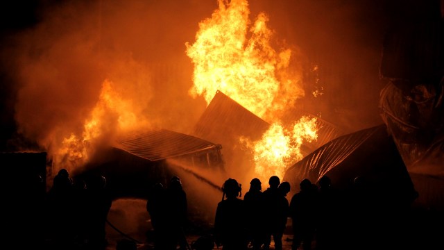 Ilustrasi Kebakaran. (Foto: Didik Suhartono/Antara)