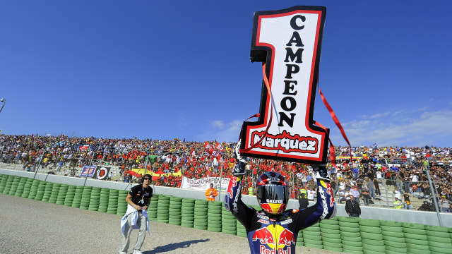 Marquez juara dunia kelas 125cc. (Foto: AFP/Jose Jordan)