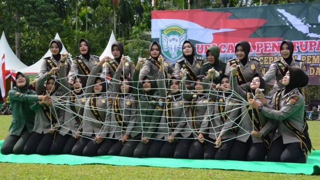 Polwan di Polres Aceh Utara (Foto: Instagram @polres.acehutara)