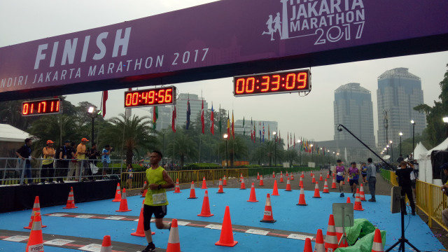 Jakarta Marathon 2017. (Foto: Ochi Amanaturrosyidah/kumparan)