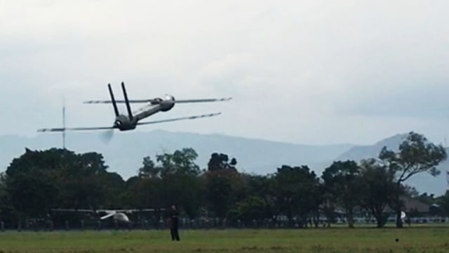 Pesawat lipat kreasi mahasiswa ITB. (Foto: Dok. ITB)