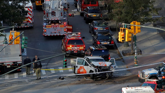 Serangan teror di Manhattan (Foto: REUTERS/Andrew Kelly)