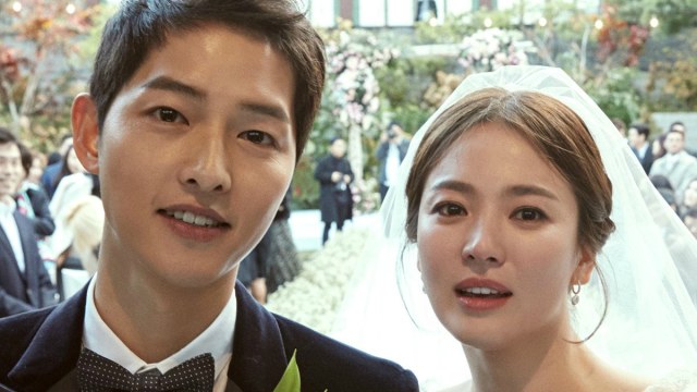 Pernikahan Soong Joong-ki dan Song Hye-kyo (Foto: Blossom Entertainment/UAA Entertainment)