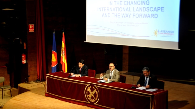 Seminar 50 tahun ASEAN di Madrid (Foto: Dok. KBRI Madrid)