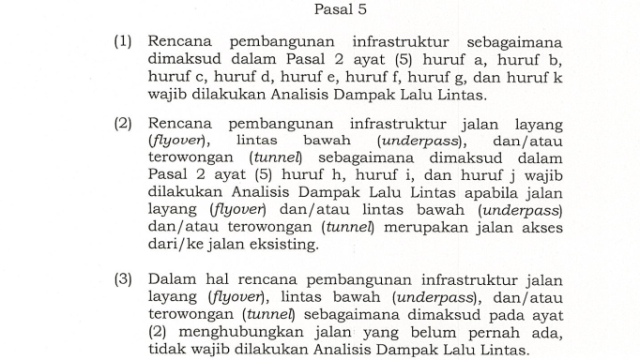 Memahami Peraturan Soal Amdal Lalu Lintas Untuk Bangun Infrastruktur Kumparan Com