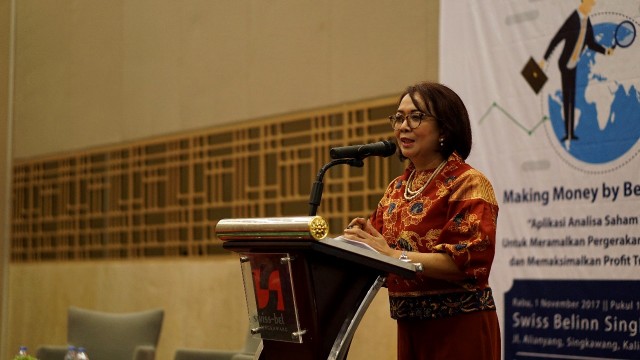 Direktur Mandiri Sekuritas, Lisana Irianiwati (Foto: michael agustinus/kumparan)