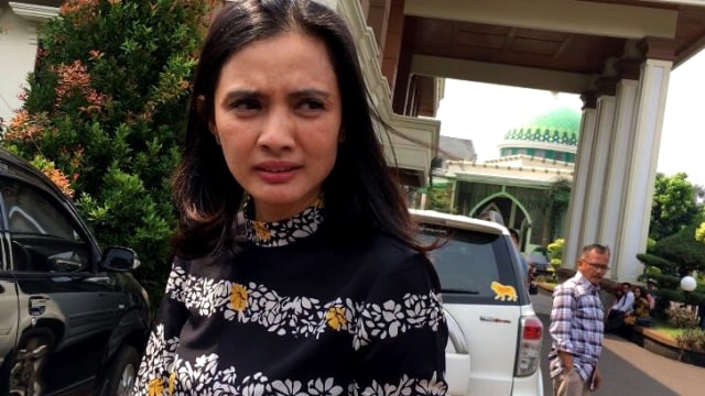 Istri ibnu jamil, ade maya, di PA Jaksel (Foto: DN. Mustika Sari/kumparan)