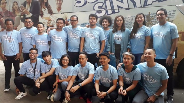 Para pemain 'Susah Sinyal' (Foto: DN Mustika Sari/kumparan)