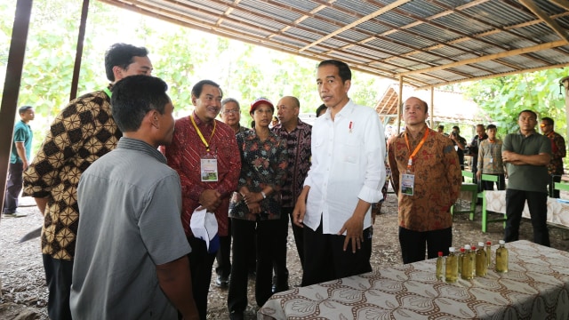 Jokowi hadiri Perhutanan Sosial di Boyolali. (Foto: Wendiyanto Saputro/kumparan)