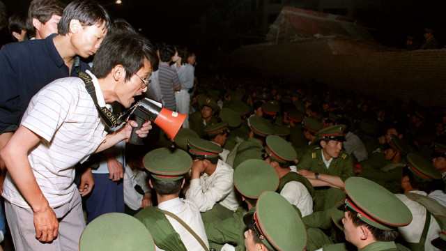 Pembantaian Lapangan Tiananmen 1989 (Foto: Catherine Henriette/AFP Files/AFP)