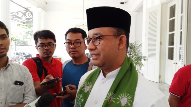 Anies Baswedan di Balai Kota (Foto: Amanaturrosyidah/kumparan)