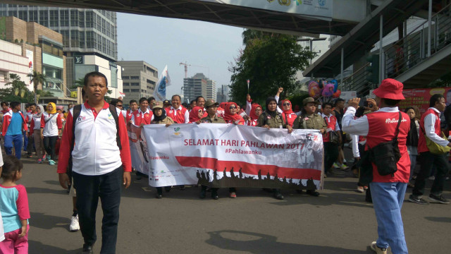 Jelang Hari Pahlawan, Kemensos Sajikan Budaya Indonesia di area CFD Bundaran HI
