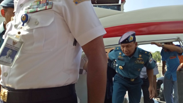Pangarmabar TNI AL Tinjau Dermaga Marina Ancol  (Foto: Fadjar Hadi/kumparan)
