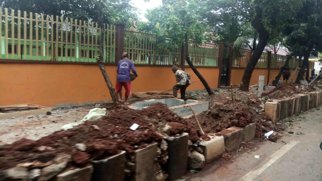 Akses Jalan K.H Adullah Syafei Ramai Lancar (1)