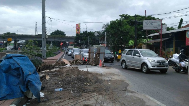 Kawasan Tanah Tinggi, Jakarta Pusat Macet, Ada Proyek Saluran Air (12)