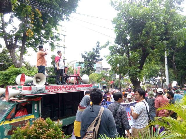 Ada Demo Tolak Reklamasi di Pengadilan Jakarta Pusat (1)