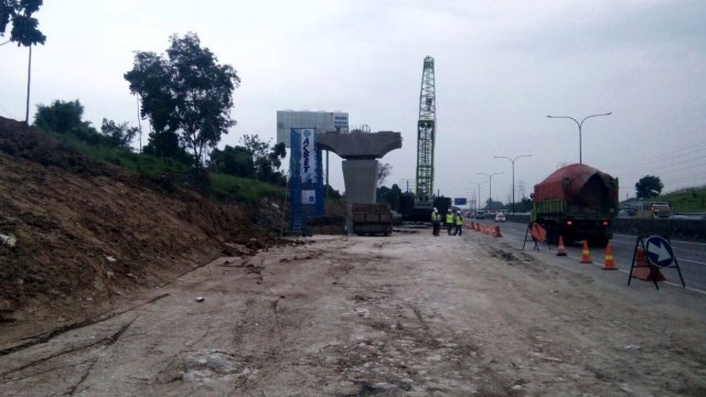 Proyek Jalan Tol Jakarta-Cikampek II Elevated (Foto: Dok.Jasa Marga)