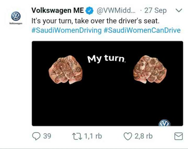 Cara Unik Coca-Cola hingga Uber Tanggapi Pencabutan Larangan Mengemudi Perempuan di Saudi (2)
