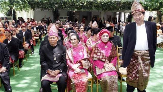 Tamu pernikahan Ibas-Aliya (Foto: Antara/Widodo S. Jusuf)