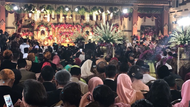 Suasana akad nikah Kahiyang Ayu (Foto: Dok. Rhenald Kasali)