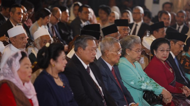 SBY hingga Megawati di Pernikahan Kahiyang (Foto: Antara/Maulana Surya)