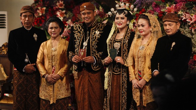 Pernikahan Kahiyang-Bobby (Foto: Antara/Maulana Surya)
