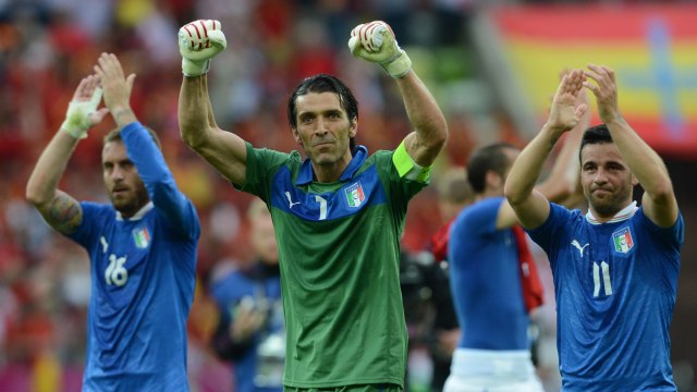 Timnas Italia di Euro 2012. (Foto: AFP/Christof Stache)